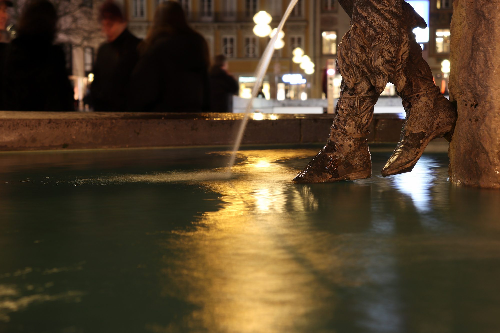 Fischbrunnen am Marienplatz in München