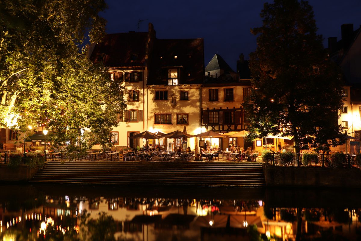 Straßburg Petite France zur Blauen Stunde