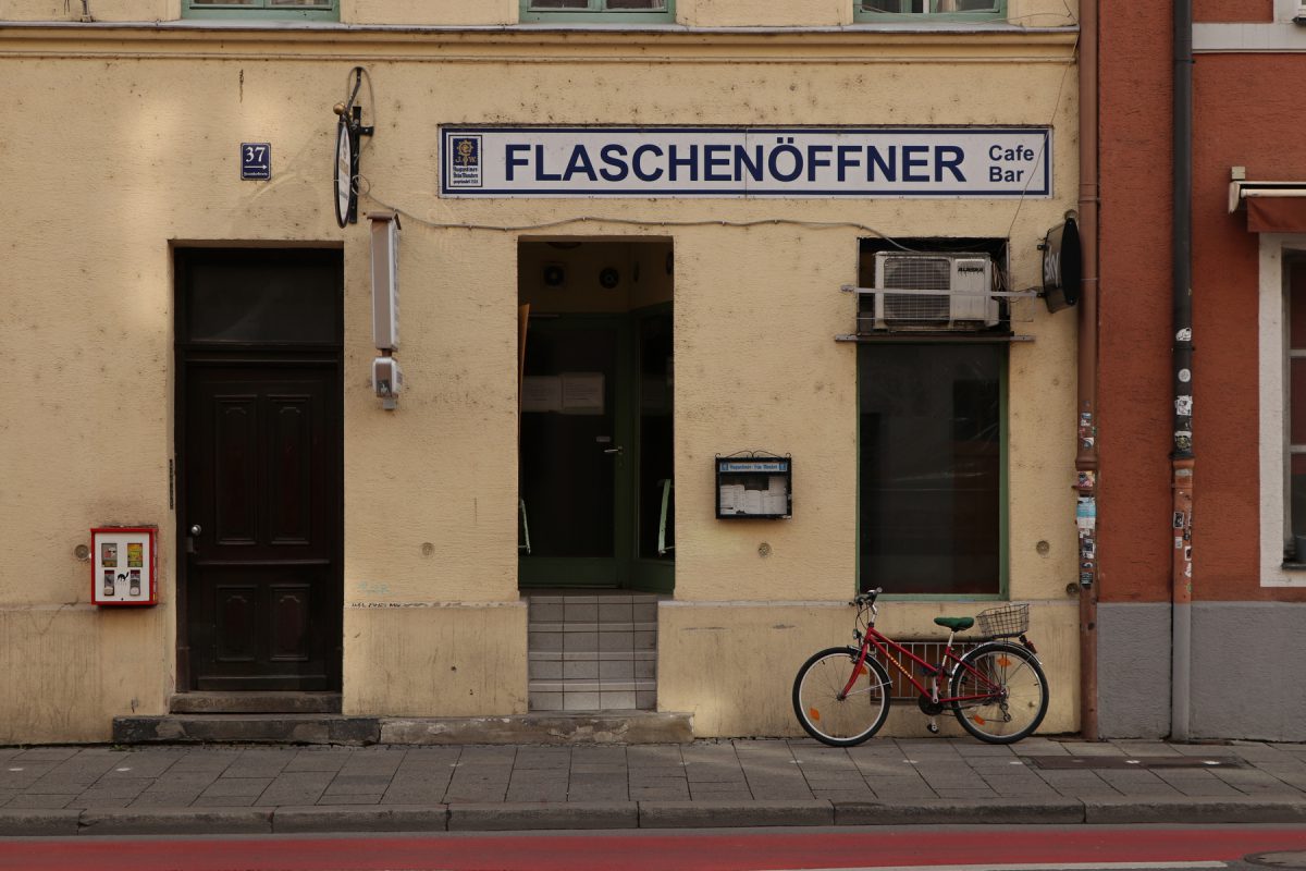 Bar in der Frauenhoferstraße in München