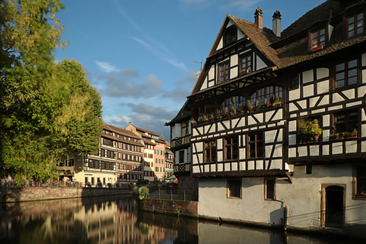 Das Petite France in Straßburg Langzeitbelichtung