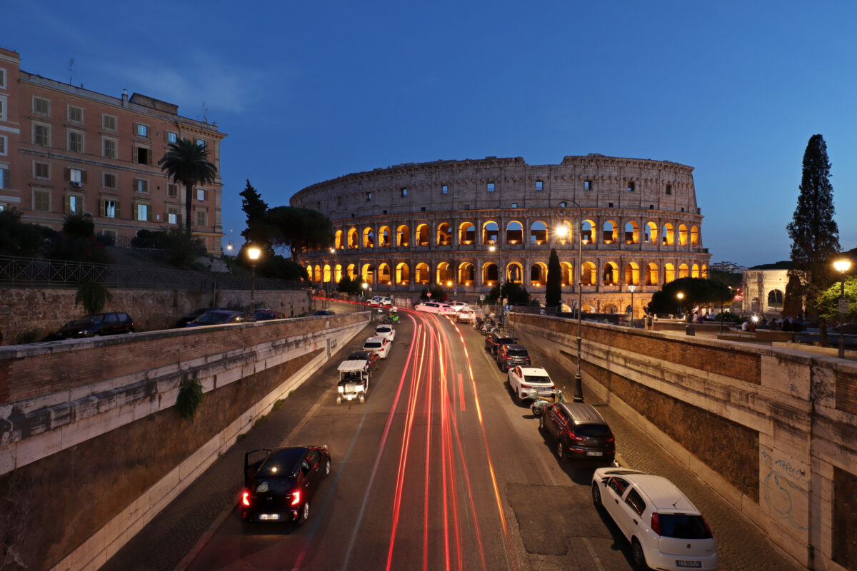 Rom Kolosseum Colosseo Blaue Stunde Langzeitbelichtung Reisefotografie Italien