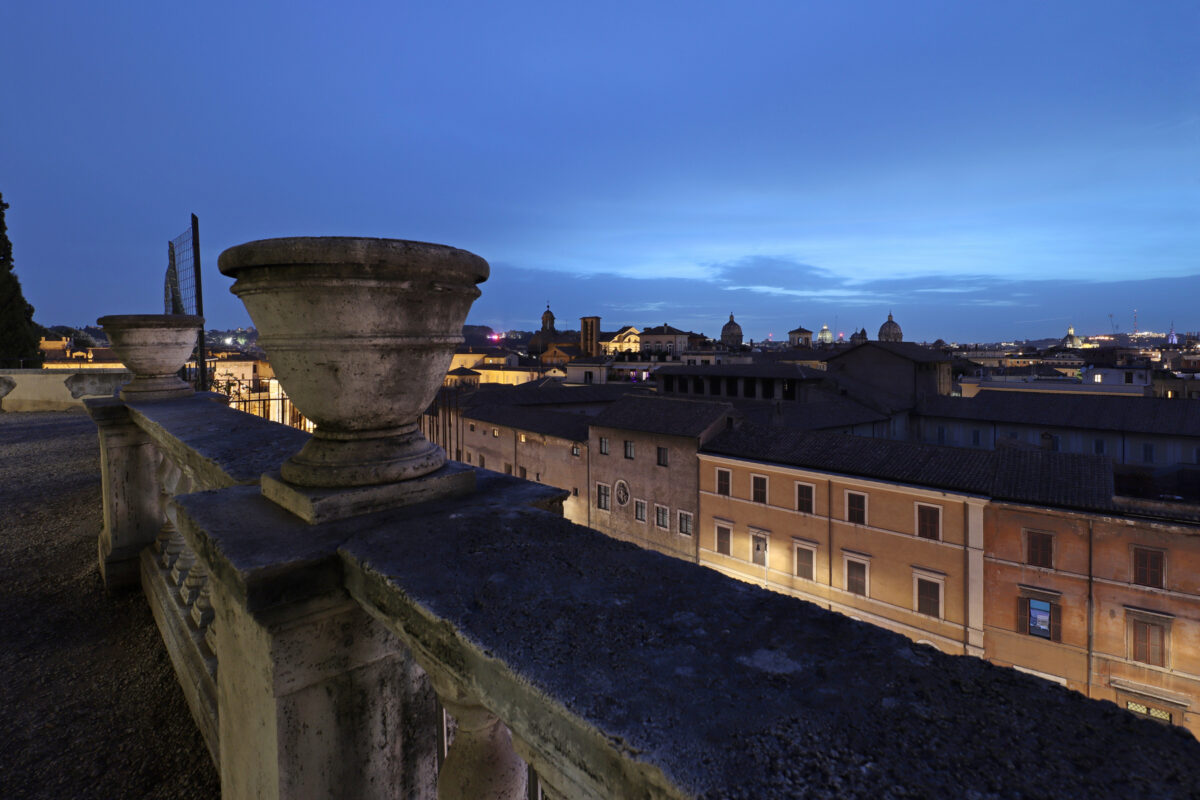 Rom Aussicht vom Kapitol Blaue Stunde Langzeitbelichtung Reisefotografie Italien