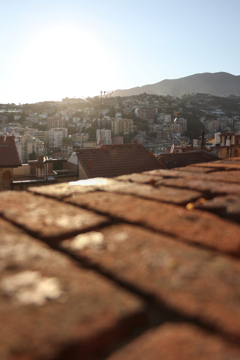 Sanremo Viewpoint Punto Panoramico Ausblick Gegenlicht Goldene Stunde Ligurien Italien Reisefotografie