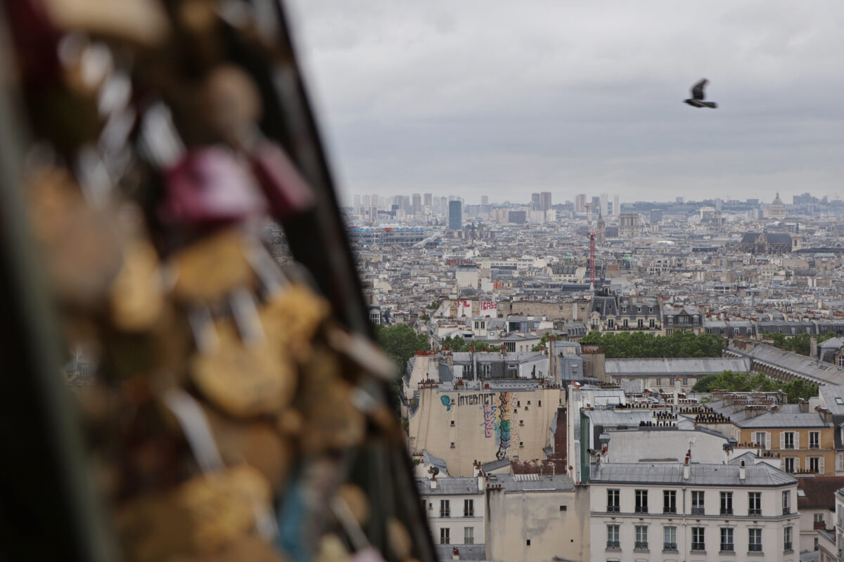 Paris France Montmartre View Ausblick