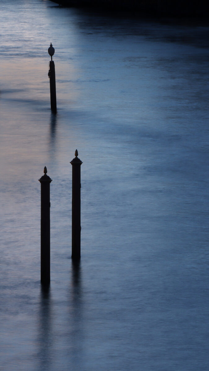 Venezia Venedig Canal Grande Ponte dell'Accademia Details Langzeitbelichtung