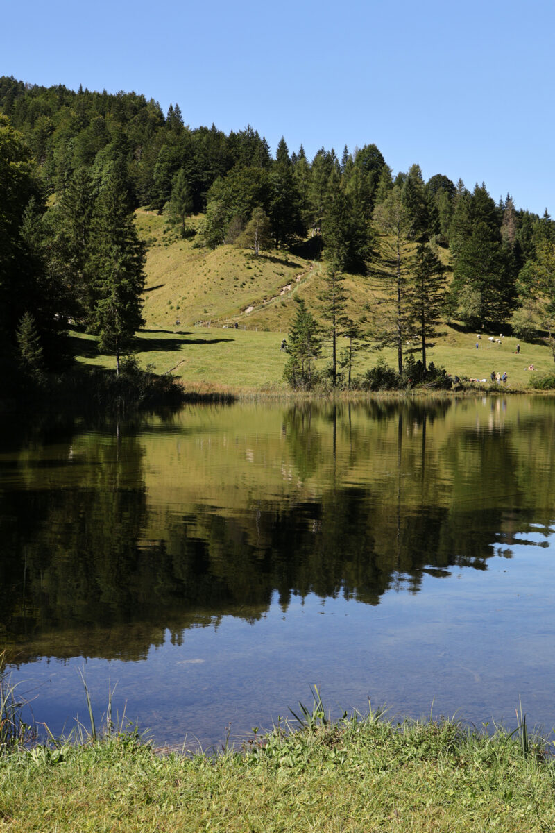 Mittenwald Ferchensee Spiegelung