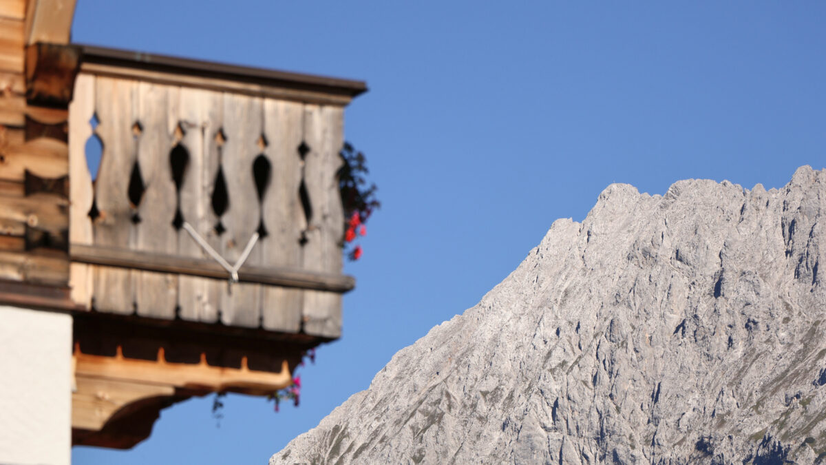 Mittenwald Balkon Karwendel Bergmassiv