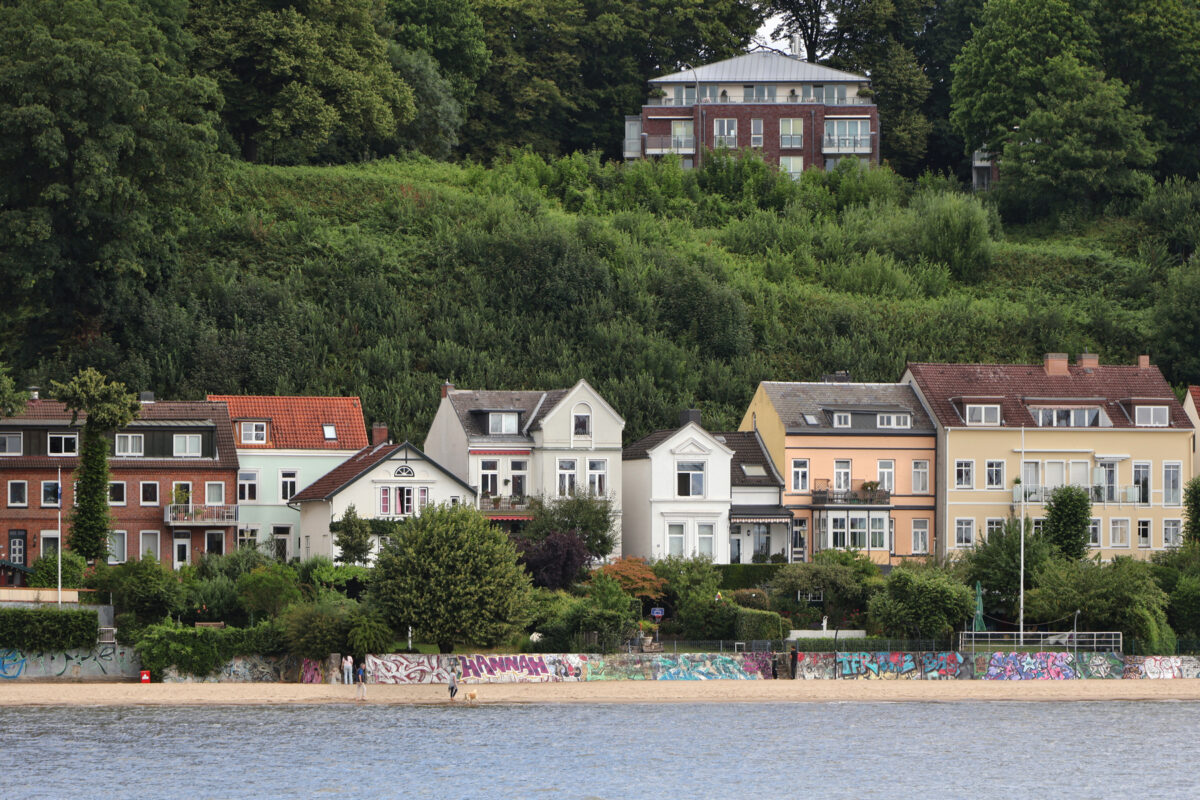 Hamburg Övelgönne Elbstrand