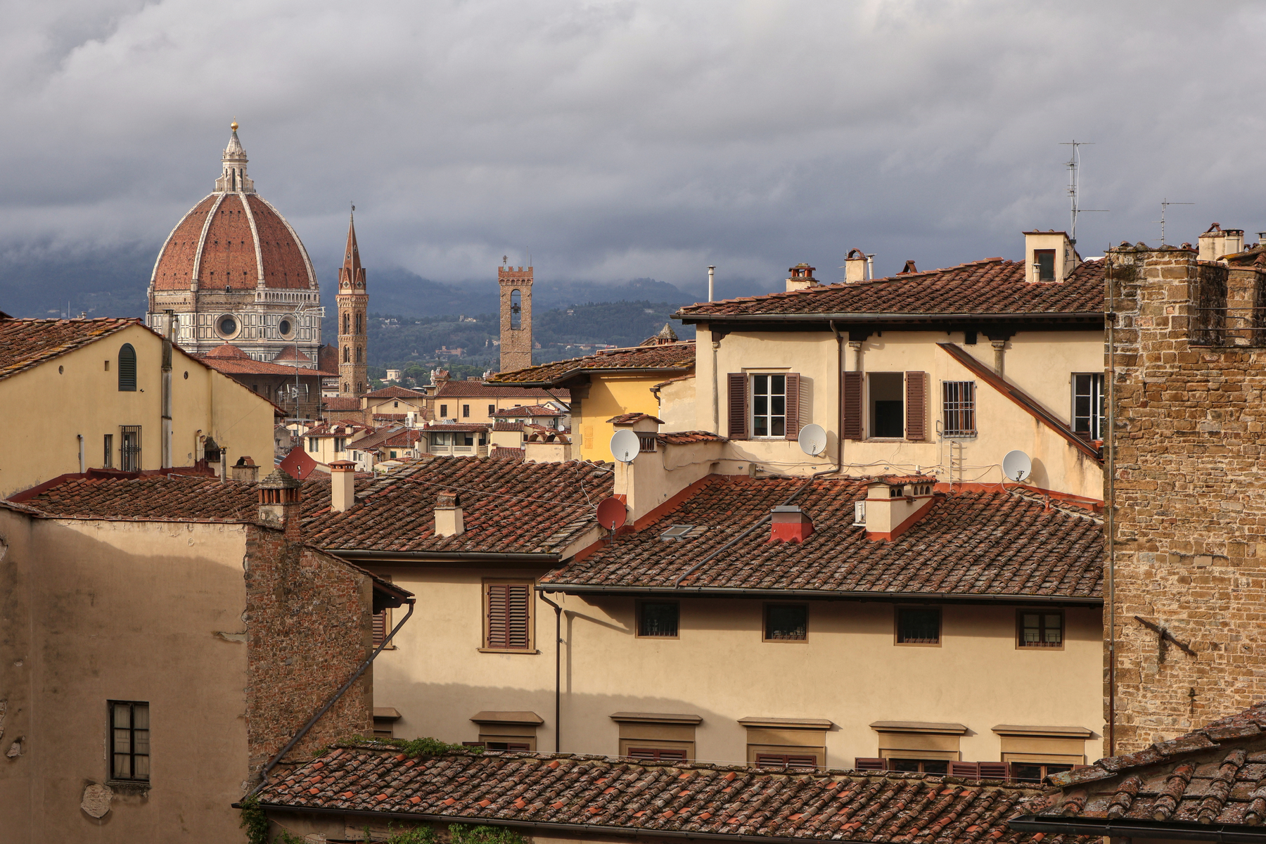 Florenz Giardino Bardini Ausblick auf die Altstadt und den Dom