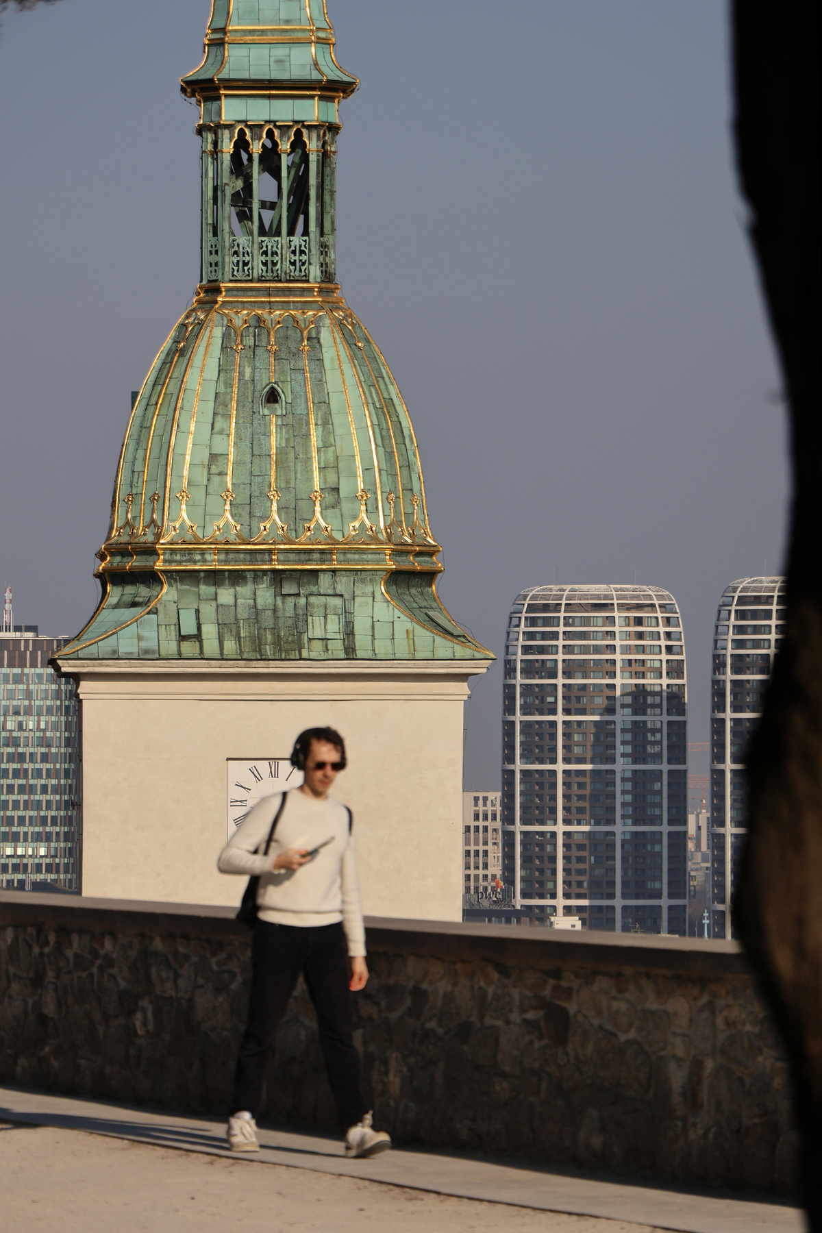Bratislava Burgberg Ausblick auf den Martinsdom