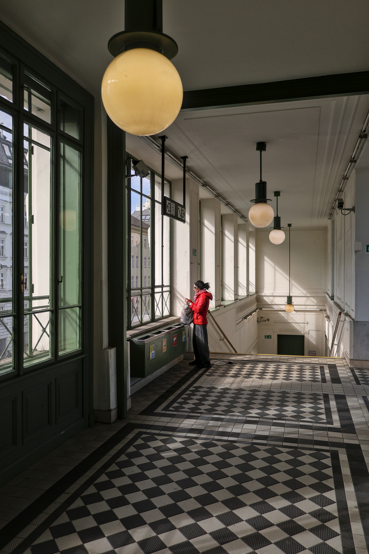 Wien Nußdorfer Straße U-Bahnstation U6 Otto Wagner