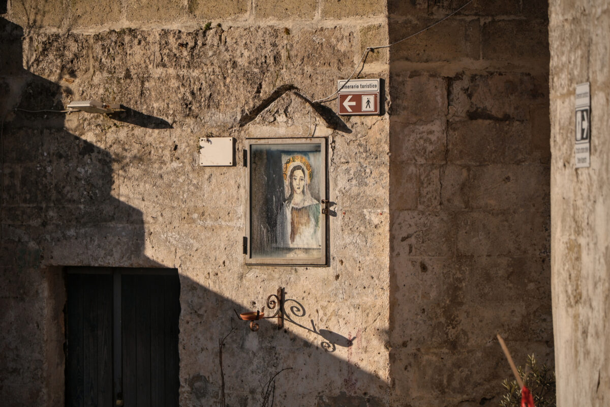 Sassi di Matera Sasso Caveoso Morgenlicht