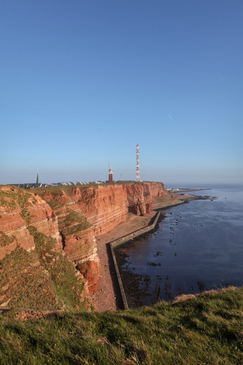 Helgoland rote Steilklippen Leuchtturm