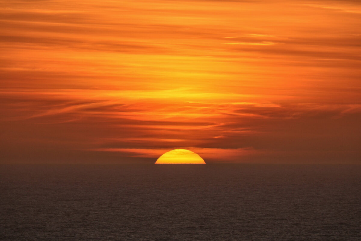 Helgoland Sonnenuntergang